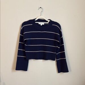 Hippie Rose Navy and White Striped Sweater